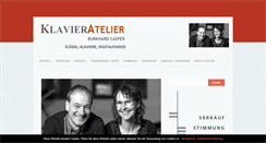 Desktop Screenshot of klavier-atelier.de